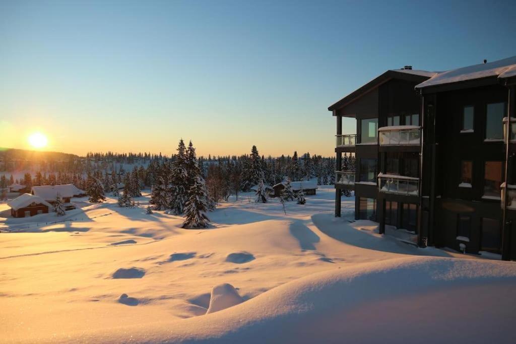 Leilighet Med Panoramautsikt Sjusjoen Innendors Parkering Екстер'єр фото