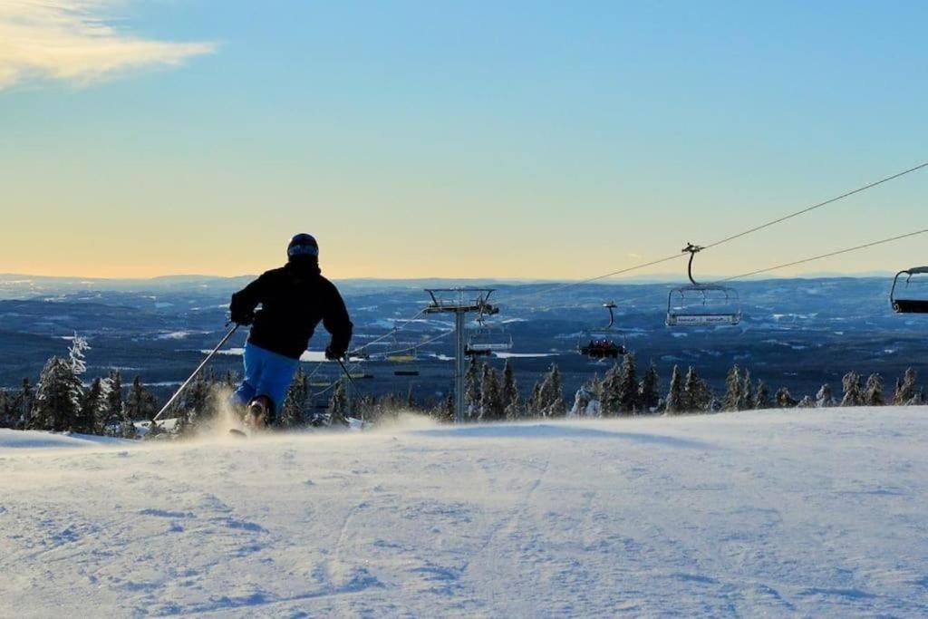 Leilighet Med Panoramautsikt Sjusjoen Innendors Parkering Екстер'єр фото